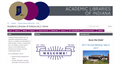 Desktop Screenshot of academiclibrariesofindiana.org