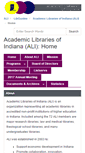 Mobile Screenshot of academiclibrariesofindiana.org