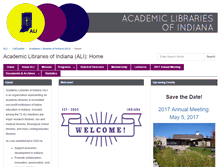 Tablet Screenshot of academiclibrariesofindiana.org